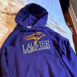 Laurier Golden Hawks Hoodie - Size Medium